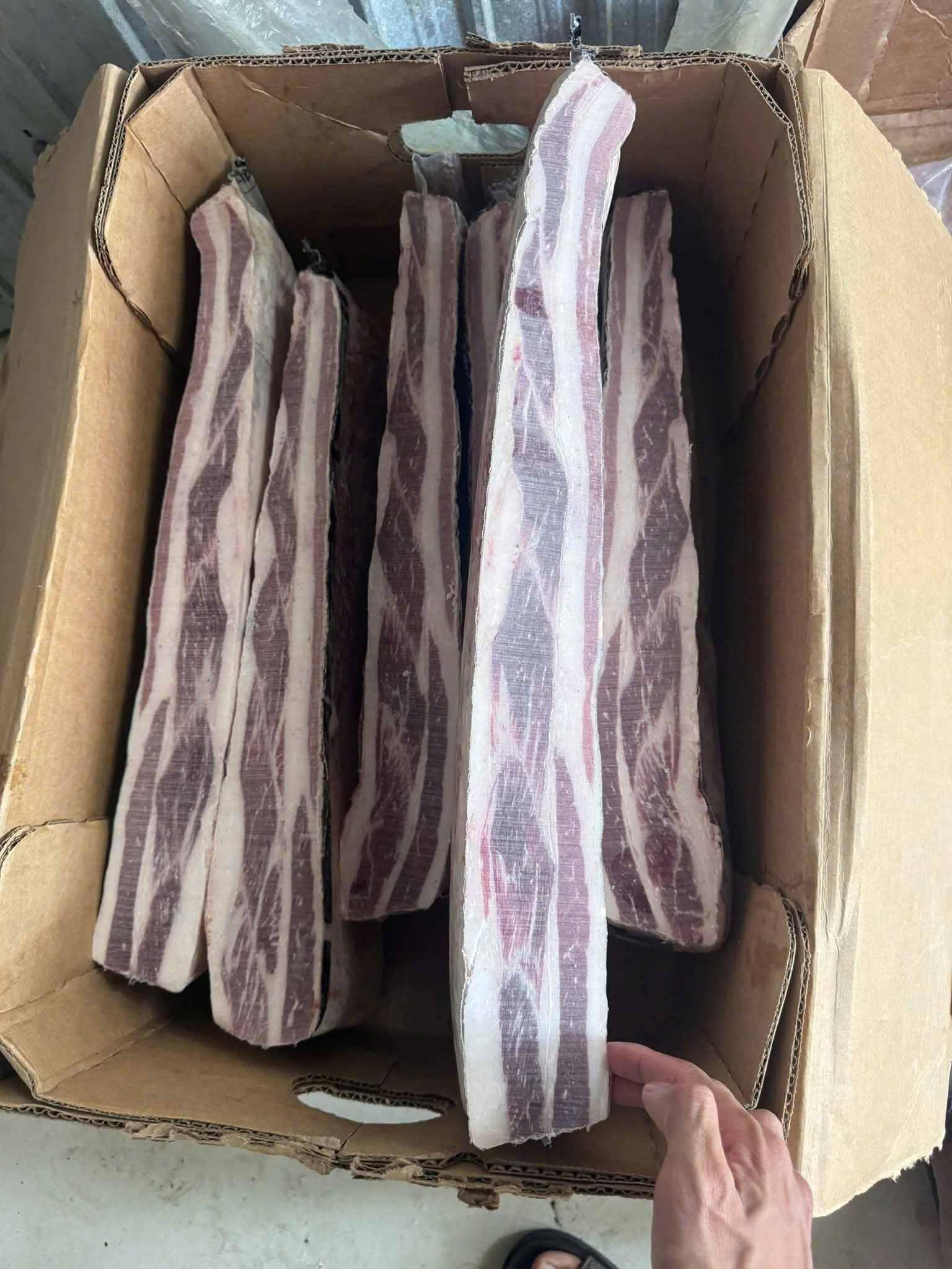 Ba chỉ bò nhập khẩu TM Foods